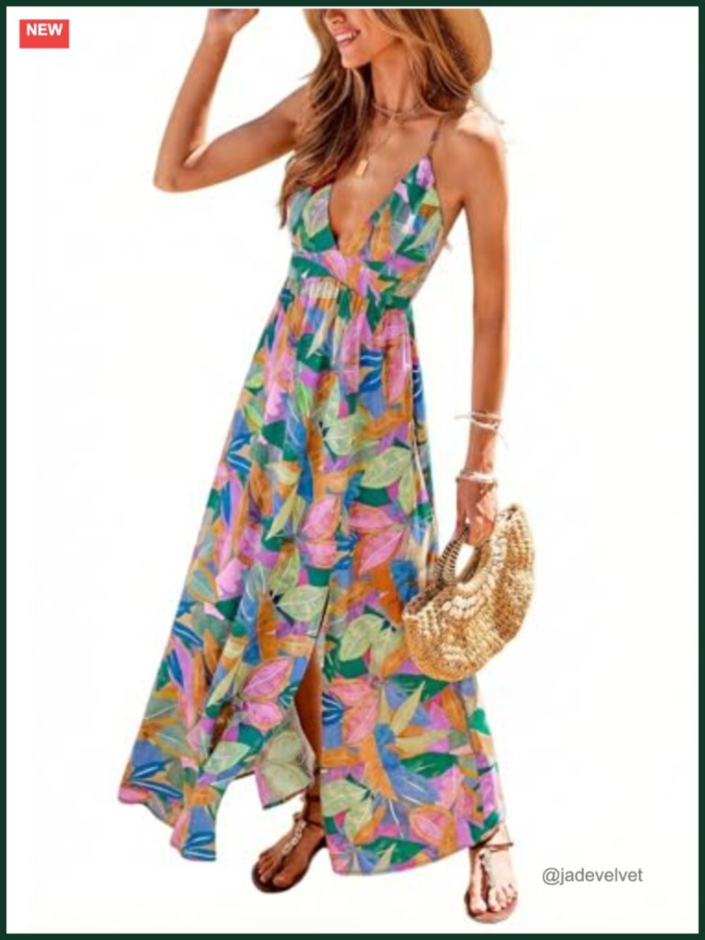 Sleeveless Maxi Dress Flowy Boho Sundress 2026 Summer Vacation Dress